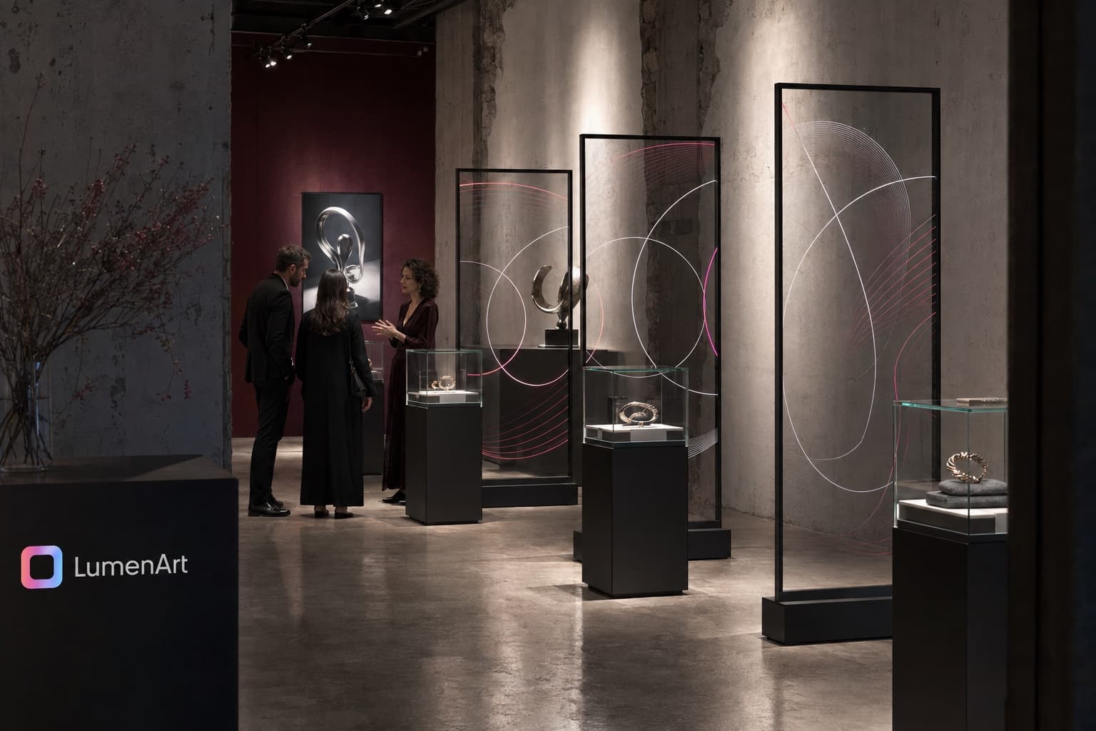 Echo Gallery — a concept visualisation of a accessories activation