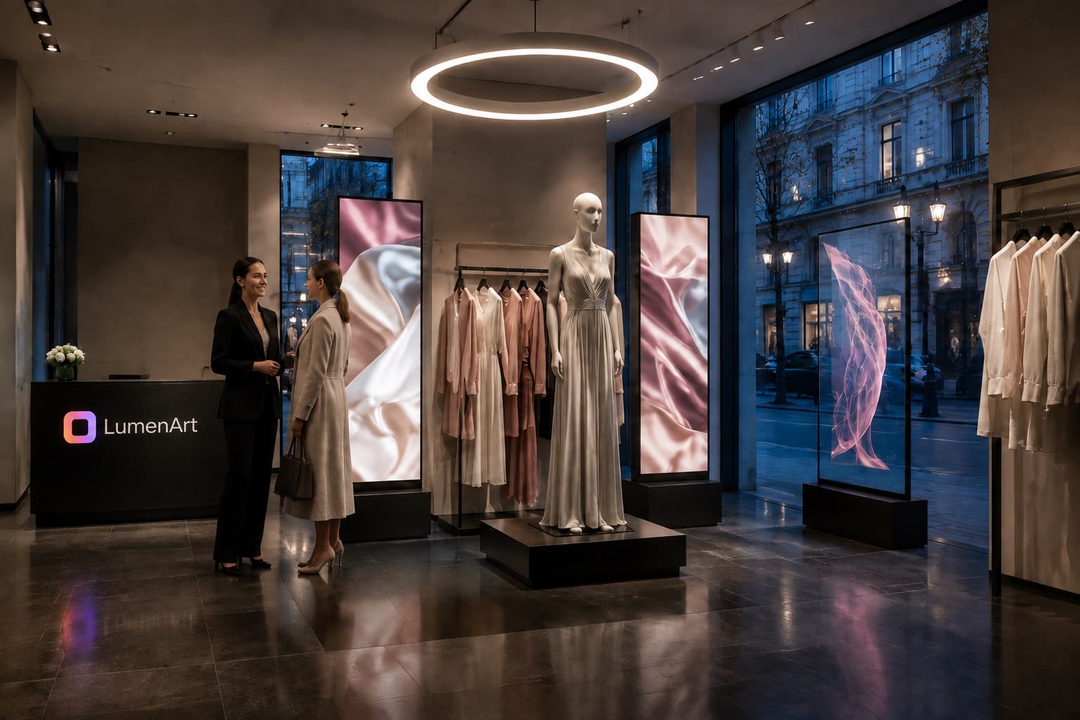 Halo Flagship — a concept visualisation of a flagship retail